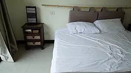 the stepsister rented a hotel with one bed?