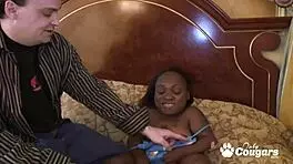 black midget gives wild head to white guy in odd encounter