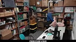 Lp Officer Dominates Teen 18+ Thief In Garage - pervcop