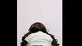 mexican school girl masturbates to orgasm after classes with wet pussy