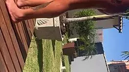 Amateur backstage video of naked women partying in mansion