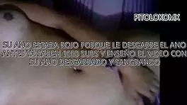 lleg� de la fiesta y la encuentro as� en su cuarto