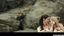 juana acosta and ingrid garcia jonsson share emotional moments in acantilado 2016