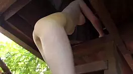 Redhead milf Zoey Nixon fucks hard on bed in wild stockings