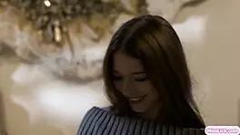 Stepmom And Stepdaughter Share A Close Bonding Moment.