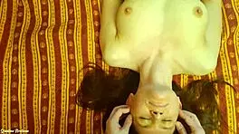 Goldie Rush Sucks Monster Cock with Her Tiny Mouth!