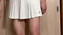 TENNIS GIRL FORCED INTO EMBARRASSING UNDERWEAR AND ANAL PLUG, NIPPLE TRAINING. VOLLEYBALL GIRL WITH TAIL ANAL PLUG.