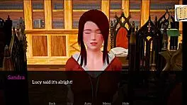 Redhead teen 18+ in homemade family game with small tits