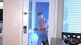 Catalina Cruz - Nosey Neighbor Drops By for Sugar and Gets Pounded Hard.