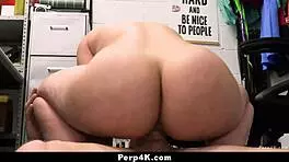 Young Teen Caught Stealing Food Items From Mall Shop And Gets Punished With Hardcore Sex