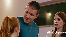 These tiny girls fight over Codey Steele