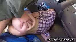 Cop Outdoor Slim Teen Deepthroats