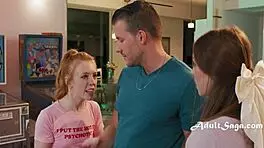 These tiny girls fight over Codey Steele