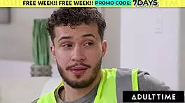 Petite babe Molly Little craves big dick delivery driver's creampie