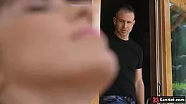 Small tits hungarian teen fucked outdoor in hardcore session