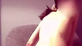 Why is the slender asian teen 18+ shooting in red sexy shorts?