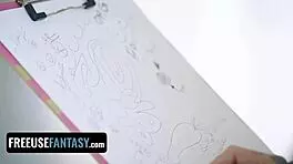 Hot Goth Teen 18+ Ravaged By Two Monster Black Cocks