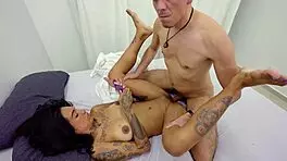 I ate my roommate's pussy while she watched a cake recipe in dorm lingerie