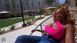 Yum Thee Boss meets a young man and lays her cougar pussy on him!