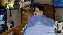 Blaire Celeste gets face fucked in latex gloves!