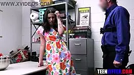 Young shoplifter confronts corrupt security in the store.