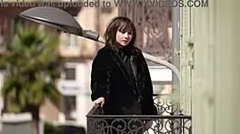 abby 20 goes through fresh casting interview with bent over poses