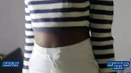 Ebony Accepts Sensual Massage Instead Of Paying Rent