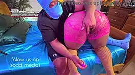 Young Chubby Ebony Delivers Intense Sloppy Blowjob on Monster Cock