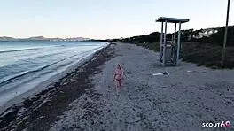 German Curvy Girl Picked Up for Anal and DP POV