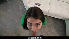 stepsiblings dare to fuck in cowgirl and doggystyle positions