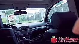 pov pickups, hey lullu gun, wanna bang hard in this car with a stranger?