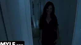 mature babe syren de mer tied and sucking strange dick?