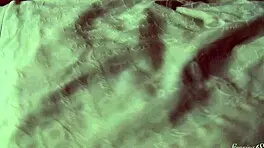 Horny blonde Taida V polishes her wet pink pearl with a vibrator in casual play.