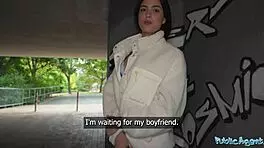 Public agent spanish teen outdoor pov public blowjob tight pussy filled with big dick