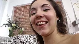 Hard anal sex with cute 19-year-old jay dee in close-up