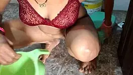 Desi Girl Shaves Pussy Hair While Bathing Clear Voice