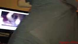 i love how petite 18+ gets my cock hard just licking my ass in submissive worship