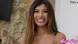 Pint-Sized Asian Spinner Clara Trinity Returns for Bareback Missionary with Treyy Vunt