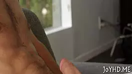 J Slut Rides Hard Strapon to Orgasm