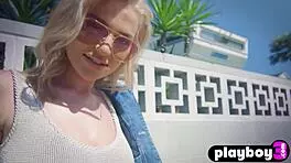 Big Natural Tits Blonde Babe Blake Blossom Posing Naked For Playboy