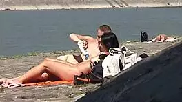 Nasty Sleazy Amateurs Get Facial in Outdoor Anal Doggy Scene