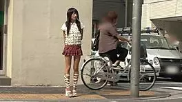 Kaoruko, the Asian girl, craves two cocks and cum all over her face