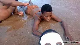 Beach Sex Vacation with Tight Couple