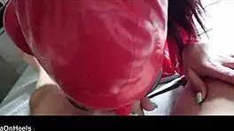 Preview of Milf's Perfect Blowjob with Cum Swallowing Close-Up