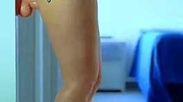 College Girls With A Sexy Dress And Sneakers Dildo Play