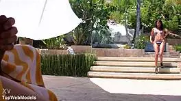 neela sky cute petite indian girl huge cock pov blowjob and cum facial