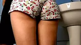 Young Latina maid screws husband's brother hard in bathroom. I'm torn watching this!