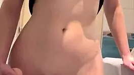 Petite girl caught masturbating in a sensual solo session - maiskii