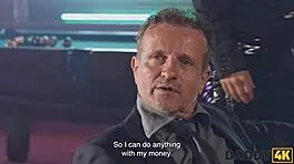 Young ebony girlfriend cheats with her uncle in cuckold sex