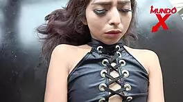 Man Enters Room and Fucks Girl Hard